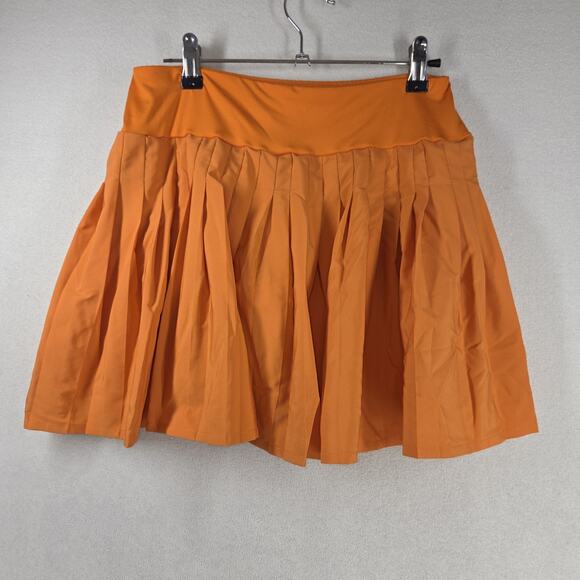Skirt Size Large Womens Orange Athletic Gym Training Skirts Athleisure Workout - Picture 2 of 11